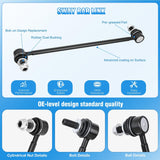 K750043 Front Stabilizer Sway Bar Links for Toyota RAV4 2006-2018 | for 2006 2007 2008 2009 2010 2011 2012 2013 2014 2015 2016 2017 2018 RAV4 2011-2021 Lexus Driver and Passenger Side