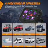 6 Gang Switch Panel 12V 24V Universal Circuit Control Relay System with RGB Backlight APP Control Fuse Wiring Harness Automatic Dimmable ON Off LED Switch Pod for Car Pickup Truck Camper SUV