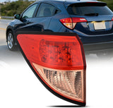 Taillight Assembly Compatible with 2016 2017 2018 Honda HRV Red Pink Tail Light OE Style Rear Outer Lamp Replacement Driver Side