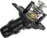 Thermostat Housing Assembly Compatible with Honda Accord 2003-2007 Element 2003-2011 Engine 2.4L L4 Coolant Thermostat Housing for Car 19301-RAA-A02 19301RAAA02 19301-RAA-A01 19301-R40-A01