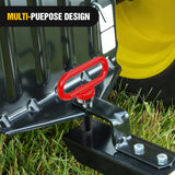 1/2 Inch Diameter Heavy Duty Ultra Strong Neodymium Magnet Trailer Hitch Pin Red for Lawn Mower, Tractor, Towing Cargo, ATV Trailer