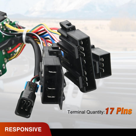 Turn Signal Switch Compatible with 2004 2005 2006 2007 2008 2009 2010 2011 2012 2013 2014 Volvo VN 2004-2015 VNL VHD 2004-2014 VNM Multifunction Combination Lever Switches