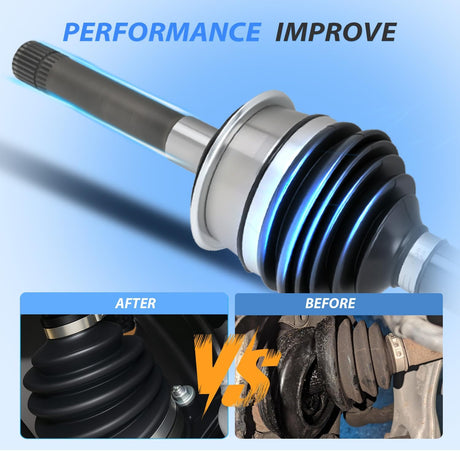 CV Axle Shaft Assembly Compatible with 1986 1987 1988 1989 1990 1991 1992 1993 1994 1995 Toyota Pickup 4Runner Half-Shaft Assemblies Replacement Front Wheel Driver and Passenger Side