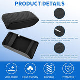 Center Console Cover Compatible with Toyota 4Runner 2010-2021 2022 2023 2024 PVC Leather Armrest Cover for Car Middle Console Cover Center Console Cushion Pad Car Armrest Box Cover,Black