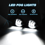 2PCS 7 Inch LED Headlight Compatible with Jeep 2PCS 4 Inch LED Fog Light for Jeep Wrangler 97-17 JK LJ CJ