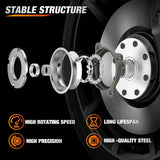 Front Wheel Bearing Hubs for 1999-2004 F-250 F-350 Super Duty, 4WD | For 2000 2001 2002 2003 2004 Ford F-250/F-350 Super Duty, Direct Replacement, Heavy-Duty Construction-2Pack
