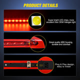 Third Brake Light for Ford Escape 2013 2014 2015 2016 2017 2018 | for Ford Escape 2013 2014 2015 2016 2017 2018, High Mount 3rd Stop LED Tail Van SUV Rear Cab Center Lamp, Red Lens