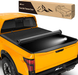 Soft Roll-Up Truck Bed Tonneau Cover for Nissan Titan 2017-2026 6.5ft Bed, Waterproof Low Profile Vinyl Pickup Bed Cover