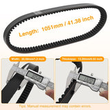 Drive Belt 3211077 for Polaris CVT Belts Compatible with Polaris Sportsman 500 335 400 450 Scrambler 500 Ranger Magnum Blazer Trail Boss Big Xpress Xplorer 4x4 ATV UTV Replaces 3211048 20G4022