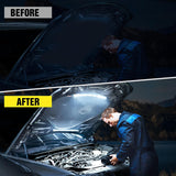 2pcs Under Hood Light Strip 42LED Waterproof Underhood Work Light with On/Off Switch Blade Fuse Engine Bay Repair Light White 12V for Car Truck SUV