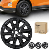 Wheel Cover Hubcaps 17 Inch Compatible with Chevy Chevrolet Equinox 2018 2019 2020 2021 Hub Caps 17 inch Set of 4 Rim Covers Protector Wheel Replacement 84450624 ABS PC 10 Spoke Style Black