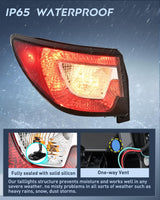 Taillight Assembly for 2013 2014 2015 2016 2017 Chevy Traverse | Outer Tail Light Replacement OE Style Driver and Passenger Side