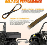 Drive Belt 3211072 3211077 Performance ATV CVT Belts Compatible with Polaris Sportsman 400 450 500 Scrambler Magnum Ranger 500 XP 875 Xplorer 4x4 Aramid Belt Replaces 20G4022 3211048, 1 Pack