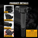 Ignition Coil Pack Fit for Toyota Sienna Avalon Camry Highlander Rav4 Venza Lexus RX350 IS350 ES350 RX450h 3.5L V6 2007 2008 09 2010-2015 OE# UF487 C1601 90919-A2007 Ignition Coils Set of 6