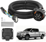 7 Pin Trailer Wiring Harness Kit 56413 Vehicle Standard 7 Way Connector Custom for 2015 2016 2017 2018 2019 2020 Ford F-150 Simple Fit Tow Hitch Harness