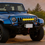 22 Inch Spot Flood Combo LED Light Bar Yellow Cover | Protective Durable Polycarbonate Lens, Waterproof Dustproof Scratch-Proof for Side-Mounted Bumper Off Road Driving Fog Lamp