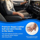 Center Console Cover for Nissan Pathfinder 2022-2026 Armrest Cover | for Pathfinder 2022 23 24 25 2026 Accessories Nappa Leather Middle Console Cushion Waterproof Anti-Scratch Arm Rest Pad Black