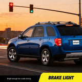 Third Brake Light for Chevy Equinox Pontiac Torrent 2007 2008 2009 | for Chevy Equinox and Pontiac Torrent 2007 2008 2009, High Mount 3rd Stop LED Van SUV Rear Cab Center Lamp Tail, Smoked