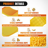 Tire Saver Ramps, 17.3 Inch RV Car Flat Spot Prevention Storage Pads, 4-Pack