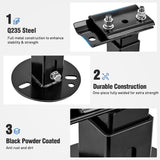 Farm Jack Wheel Mount Bracket, Spare Tire Carrier for Off-Road Jack Recovery 4X4 4WD