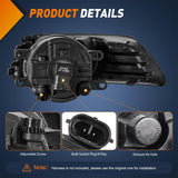 Fog Light Assembly Fog Lights Assembly Compatible with 2007 2008 2009 Toyota Camry Clear Lens Driver and Passenger Side w/H11 12V 55W Bulbs