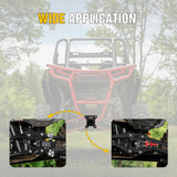 2 Inch Rear Bumper Tow Trailer Hitch Receiver Kit Compatible for UTV ATV 2014-2026 Polaris RZR XP1000 XP 4 1000