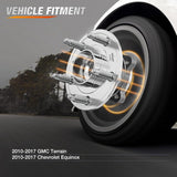 Rear Wheel Bearing and Hub Assembly for Chevy Equinox 2010 2011 2012 2013 2014 2015 2016, GMC Terrain 2010–2016, 5 Lug W/ABS 512440-2pack
