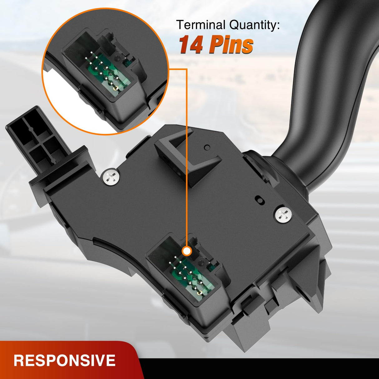 Turn Signal Switch Compatible with 2008 2009 2010 2011 Ford Focus Windshield Wiper Multifunction Combination Lever Switches