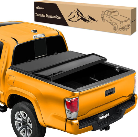 Hard Tri-fold Truck Bed Tonneau Cover Fits for Toyota Tacoma 2016 2017 2018 2019 2020 2021 2022 2023-5ft