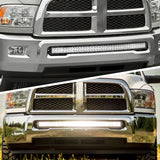Hidden Bumper Mounting Brackets for 2010-2020 Dodge Ram 2500 3500 | Designed for 40 Inch Single Double Row Curved LED Light Bar,Heavy-Duty Steel,Front Lower Hidden Bumper Brackets