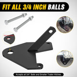 Trailer Hitch Receiver Compatible with Honda TRX 250 Recon ATV Hitch 1997-2018