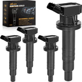 Ignition Coil Pack Fit for Toyota Chevy Prizm Pontiac Vibe Corolla Matrix Celica MR2 Spyder 2000 2001 2002 2003 2004 2005 2006 2007 2008 1.8 L4 OE# UF247 UF315 C1249 Ignition Coils Set of 4