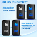 Toyota Garage Opener Push Button ON/Off Switch Nilight