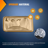 Fog Lights Assembly Compatible with 2007 2008 2009 2010 2011 2012 2013 2014 2015 Chevrolet Silverado Avalanche Tahoe Suburban GMC Sierra Yukon Cadillac Escalade Clear Lens