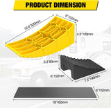 RV Levelers 2 Pack, Curved Camper Leveler with Chocks, Up to 35,000lbs | 1/2 Inch–4 Inch Leveling, Campers / Trailers / Motorhomes, Portable, Helping make RV leveling faster and easier