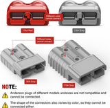 Anderson Connector 175AMP 4AWG Anderson Plug 12V-36V Battery Quick Connect/Disconnect Wire Harness Plugs Connectors Kit for 4 Gauge Cables Car Marine ATV Trailer Towing Winch Motor 2 Pack Grey