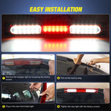 Third Brake Light Tail High Mount 3rd Stop Cargo Reverse Lights Red Lens Compatible with Ford F150 1997 1998 1999 2000 2001 2002 2003 F-150 Heritage 2004 Pickup Truck Rear Cab Lamp