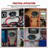 300 Amp Circuit Breaker w/Manual Reset 12V-42V Overload Protection | Resettable Switch Trolling Motor Auto Car Stereo Audio Inline Fuse Block Holders Inverter for Automotive RV Marine Boat
