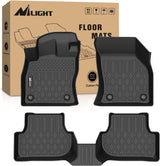 TPE Floor Mats for Volkswagen VW Golf GTI Golf R 2022 2023 2024 2025, All Weather Custom Fit Heavy Duty Floor Liners