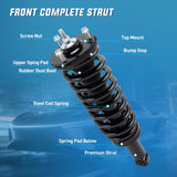 Front Struts Shocks Complete Assembly Kit Compatible with Toyota Tundra 2000 2001 2002 2003 2004 2005 2006 Front Shock Absorber Strut Coil Spring Assembly Pair Replace OE#171347L 171347R, 2PCS