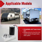 132682 RV Slide Out Motor Replacement for Lippert Tuson 18:1 | Compatible with Tuson Actuators Lippert Through Frame Slide-Out System 18:1 Gear Ratio for Travel Trailer Camper