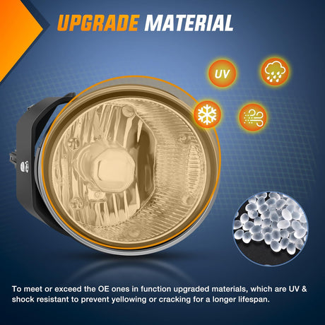 2000 2001 Nissan Maxima 2000-2003 Sentra Frontier 2002-2004 Xterra Fog Light Assembly Clear Lens Nilight