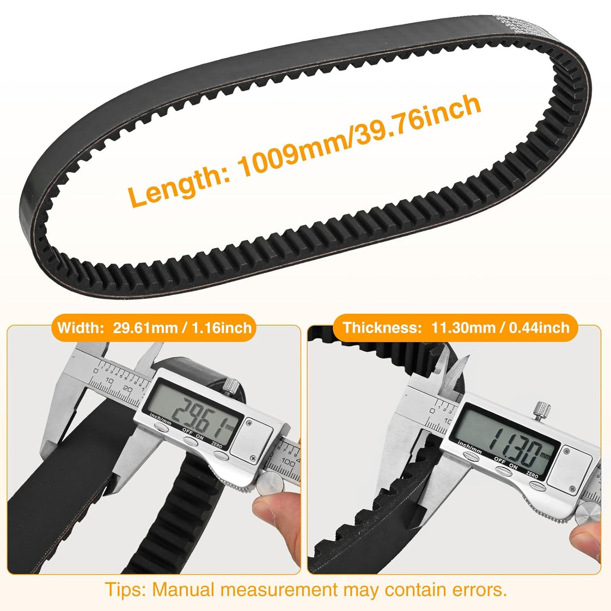 Golf Cart Drive Belt J55-G6241-03-00 Fit for Yamaha G2 G5 G8 G9 G11- G28 ProHauler 700 Heavy Duty Clutch Drive Belts Replaces OE Part # J55-G6241-00-00 J55-G6241-01-00 J55-G6241-02-00, 1 Pack
