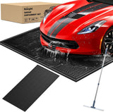 7.9 x 18 FT Garage Floor Containment Mat with Edge for Under Car