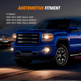 2007 2008 2009 2010 2012 2013 GMC Sierra 1500 2007 2008 2009 2010 2012 2013 2014 Sierra 2500HD 3500HD Fog Lights Assembly Clear Lens 880 27W Bulbs