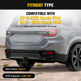 Class 3 Trailer Hitch Fits Honda Pilot 2016-2022 & Acura MDX 2014-2020, 2 inch Hitch Receiver Multi-Fit Hitch to Receive Ball Mount Cargo Carrier Bike Rack Tow Hook