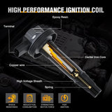 Ignition Coil Pack Fit for Ford Edge Explorer F150 Flex Taurus Lincoln MKS MKT MKZ Mazda 6 CX-9 Mercury Sable 3.5L 3.7L V6 2007 2008 2009 2010 2011-2016 OE# UF553 DG520 Ignition Coils Set of 6