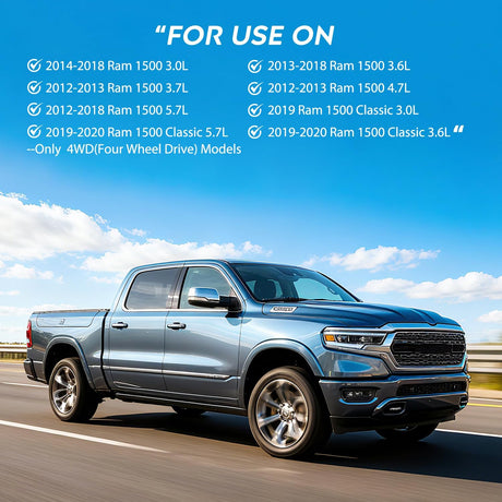 CV Axle Shaft Assembly Compatible with 2012 2013 2014 2015 2016 2017 2018 Ram 1500 2019-2020 Ram 1500 Classic Half-Shaft Assemblies Replacement Front Wheel Driver or Passenger Side
