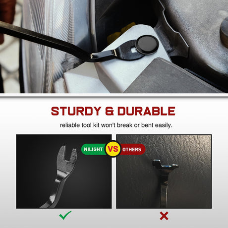 Nilight 501PCS Universal Car Clips Mixed Auto Bumper Fender Trim Door Shield Engine Retainer Rivet Push for GM Ford Chrysler Toyota Lexus Honda Acura Dodge Jeep Fastener Remover