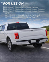 Taillight Assembly Compatible with 2015 2016 2017 Ford F150 F-150 Rear Tail Light with LED and Blind Spot System Lamp Replacement OE Style Radar Module NOT Included Drive Side